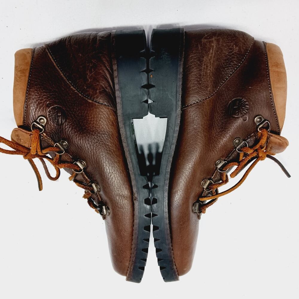 Shoes Women Boot Ankle Timberland Alpine Hiking Eyelet Tie Tongue VTG 96 Sz 7.5M - Picture 7 of 13
